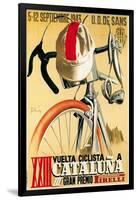 Bicycle Racing Promotion-Lantern Press-Framed Art Print