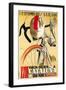 Bicycle Racing Promotion-Lantern Press-Framed Art Print