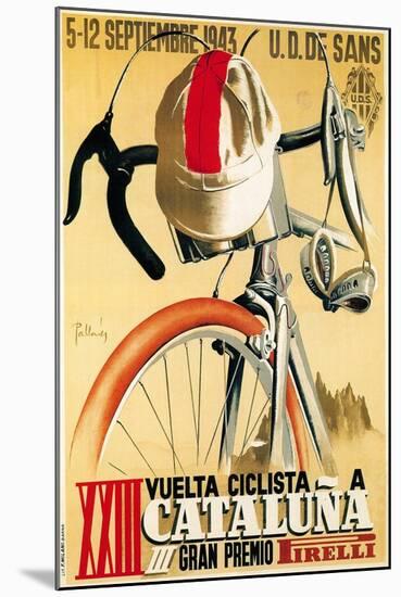 Bicycle Racing Promotion-Lantern Press-Mounted Art Print