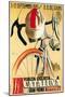 Bicycle Racing Promotion-Lantern Press-Mounted Premium Giclee Print