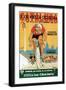 Bicycle Racing Promotion-Lantern Press-Framed Premium Giclee Print