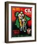 Bicycle Racing Promotion-Lantern Press-Framed Art Print