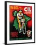 Bicycle Racing Promotion-Lantern Press-Framed Art Print