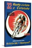 Bicycle Racing Promotion-Lantern Press-Stretched Canvas