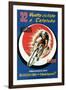 Bicycle Racing Promotion-Lantern Press-Framed Art Print