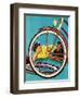 "Bicycle Ride," August 16, 1941-Douglas Crockwell-Framed Giclee Print