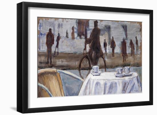 Bicycle Ride-Adolf Llovera-Framed Premium Giclee Print