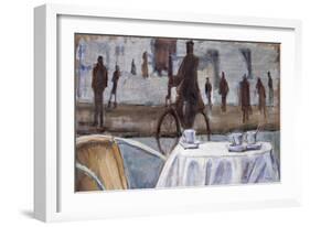 Bicycle Ride-Adolf Llovera-Framed Premium Giclee Print