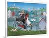 Bicycle Seascape-Peter Adderley-Framed Art Print