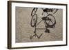 Bicycle Shadow on Cobblestone-Guido Cozzi-Framed Photographic Print