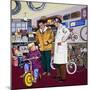 Bicycle Shop-null-Mounted Giclee Print