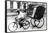 Bicycle Taxi, German-Occupied Paris, 1940-1944-null-Framed Stretched Canvas