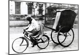 Bicycle Taxi, German-Occupied Paris, 1940-1944-null-Mounted Giclee Print