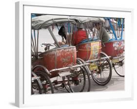 Bicycle Taxi, Khon Kaen, Thailand-Gavriel Jecan-Framed Photographic Print