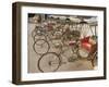 Bicycle Taxis, Khon Kaen, Thailand-Gavriel Jecan-Framed Photographic Print