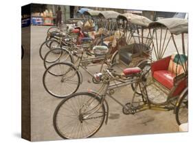 Bicycle Taxis, Khon Kaen, Thailand-Gavriel Jecan-Stretched Canvas