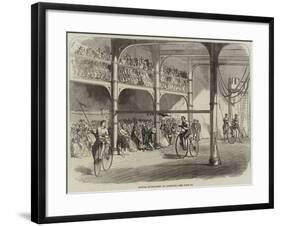 Bicycle Tournament at Liverpool-null-Framed Giclee Print