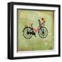 Bicycle Traffic-Andrew Michaels-Framed Art Print