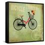 Bicycle Traffic-Andrew Michaels-Framed Stretched Canvas