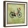 Bicycle Traffic-Andrew Michaels-Framed Art Print