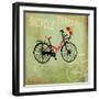 Bicycle Traffic-Andrew Michaels-Framed Art Print