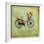 Bicycle Traffic-Andrew Michaels-Framed Art Print