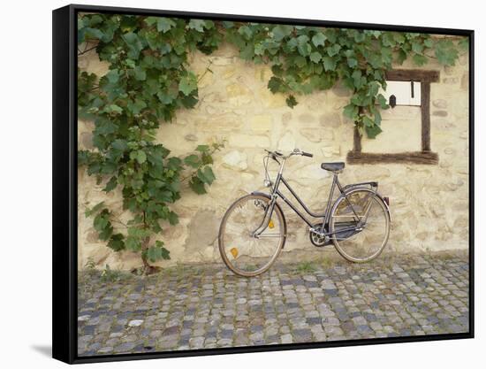 Bicycle, Turckheim, France 99-Monte Nagler-Framed Stretched Canvas
