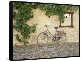 Bicycle, Turckheim, France 99-Monte Nagler-Framed Stretched Canvas