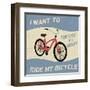 Bicycle Vintage Poster-radubalint-Framed Art Print