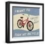 Bicycle Vintage Poster-radubalint-Framed Art Print