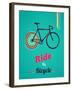 Bicycle, Vintage Poster-Marish-Framed Art Print