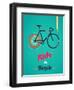 Bicycle, Vintage Poster-Marish-Framed Art Print