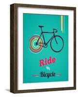 Bicycle, Vintage Poster-Marish-Framed Art Print