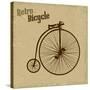 Bicycle Vintage Poster-radubalint-Stretched Canvas