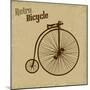 Bicycle Vintage Poster-radubalint-Mounted Art Print