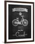 Bicycle Vintage Typographical Background-Melindula-Framed Art Print