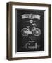 Bicycle Vintage Typographical Background-Melindula-Framed Art Print