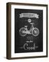 Bicycle Vintage Typographical Background-Melindula-Framed Art Print