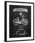 Bicycle Vintage Typographical Background-Melindula-Framed Art Print