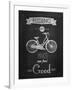 Bicycle Vintage Typographical Background-Melindula-Framed Art Print