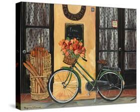 Bicycle with Flowers-Suzanne Etienne-Stretched Canvas