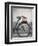 Bicycle with weathered basket-Jenny Elia Pfeiffer-Framed Photographic Print