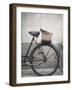 Bicycle with weathered basket-Jenny Elia Pfeiffer-Framed Photographic Print