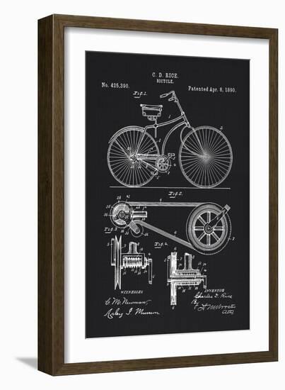 Bicycle-Tina Lavoie-Framed Giclee Print