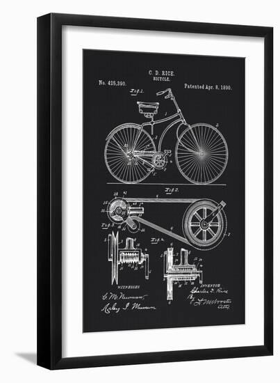 Bicycle-Tina Lavoie-Framed Giclee Print