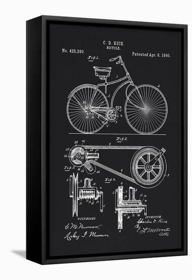 Bicycle-Tina Lavoie-Framed Stretched Canvas