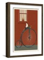 Bicycle-Lantern Press-Framed Art Print