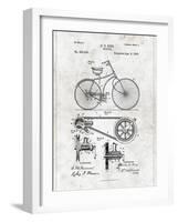 Bicycle-Patent-Framed Art Print