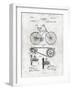 Bicycle-Patent-Framed Art Print