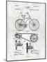 Bicycle-Patent-Mounted Art Print